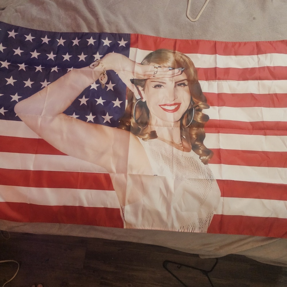 Lana Del Rey Flag – American USA Aesthetic Banner for Wall or Room Decor